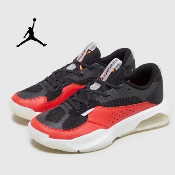 Jordan Air 200E Black Chile Red Nike Gum Sole Mens Sneakers 12 13 14 DC9836-086] Mens Jordan Air 200E Black/Chile Red Basketball  main image 2